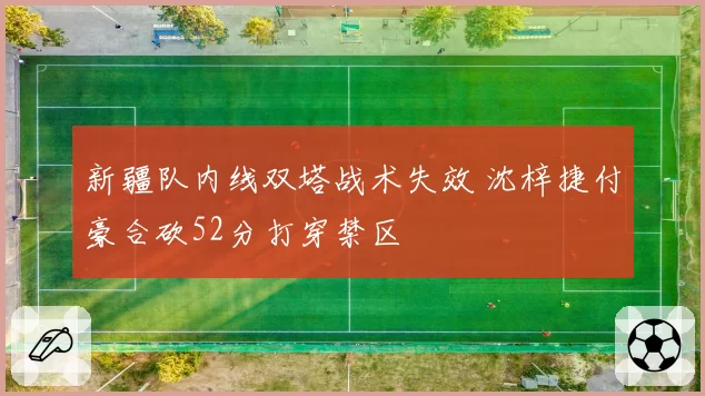 新疆队内线双塔战术失效 沈梓捷付豪合砍52分打穿禁区